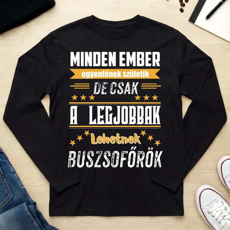 Unisex hosszú ujjú póló