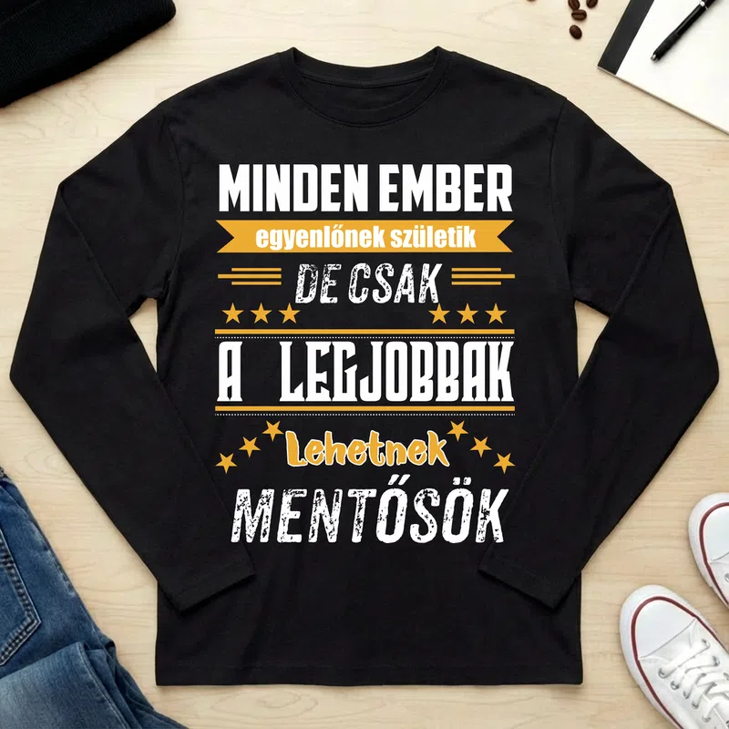 Unisex hosszú ujjú póló