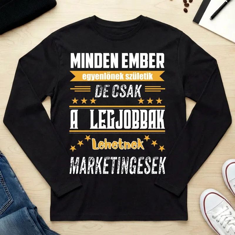 Unisex hosszú ujjú póló