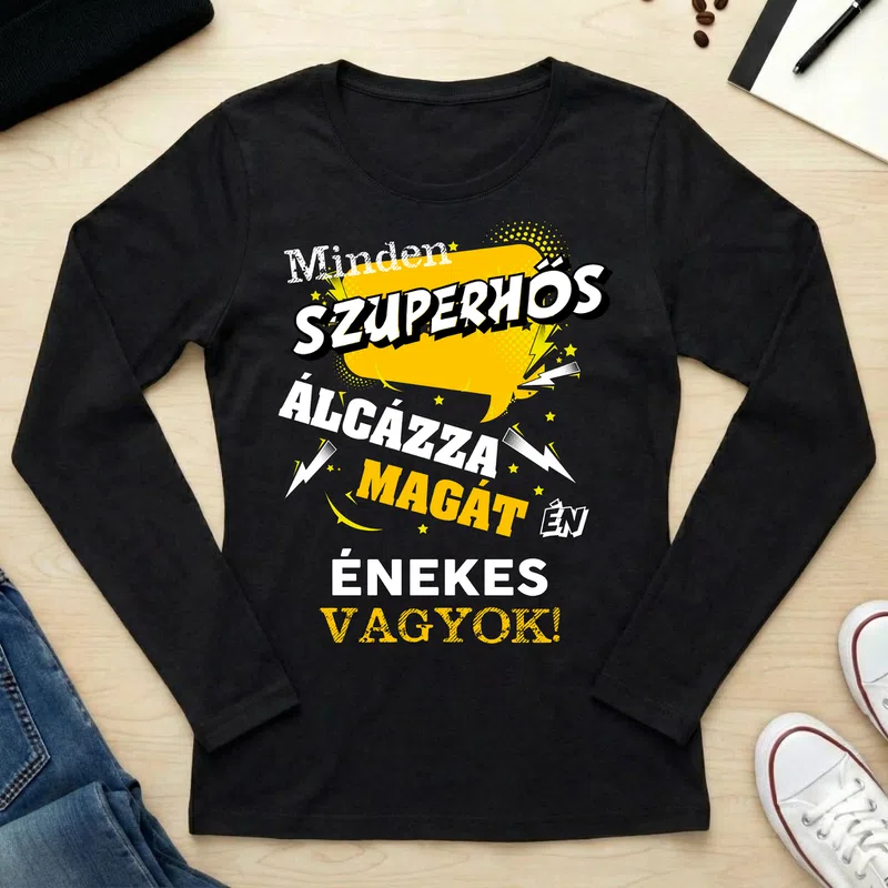 Női hosszú ujjú póló