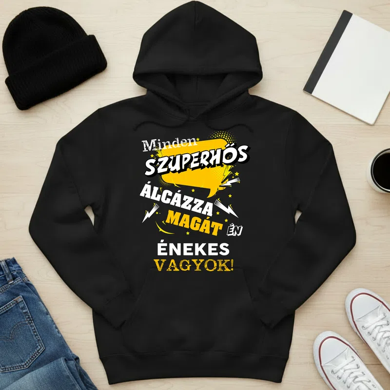 Unisex kapucnis pulcsi