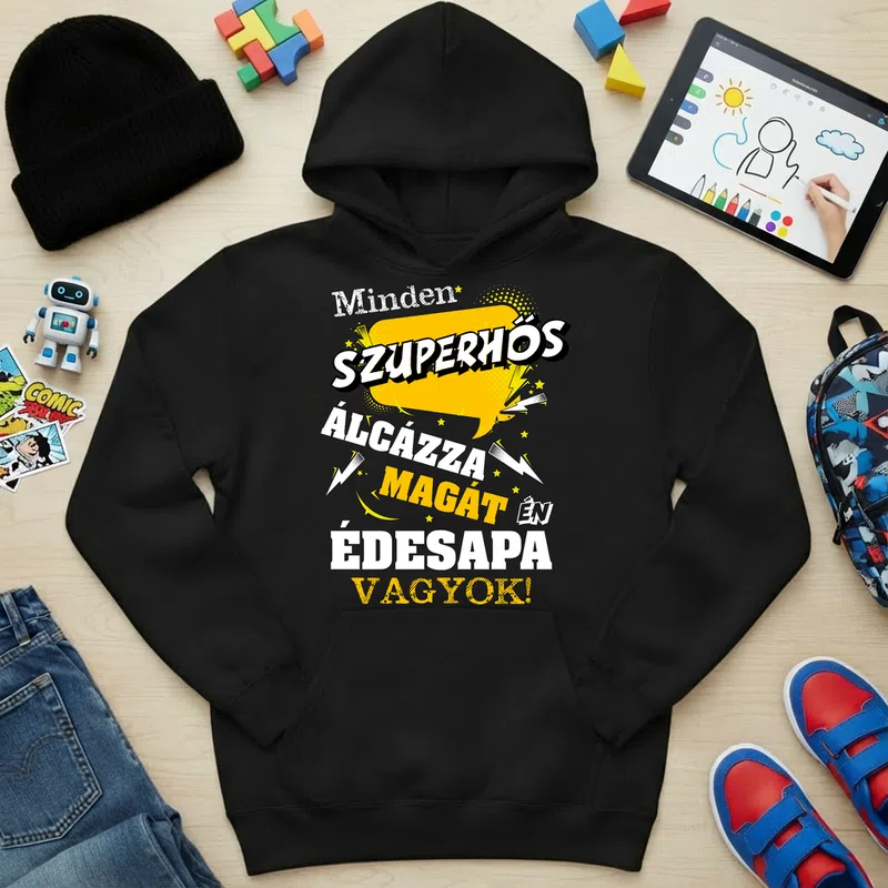 Gyerek kapucnis pulcsi