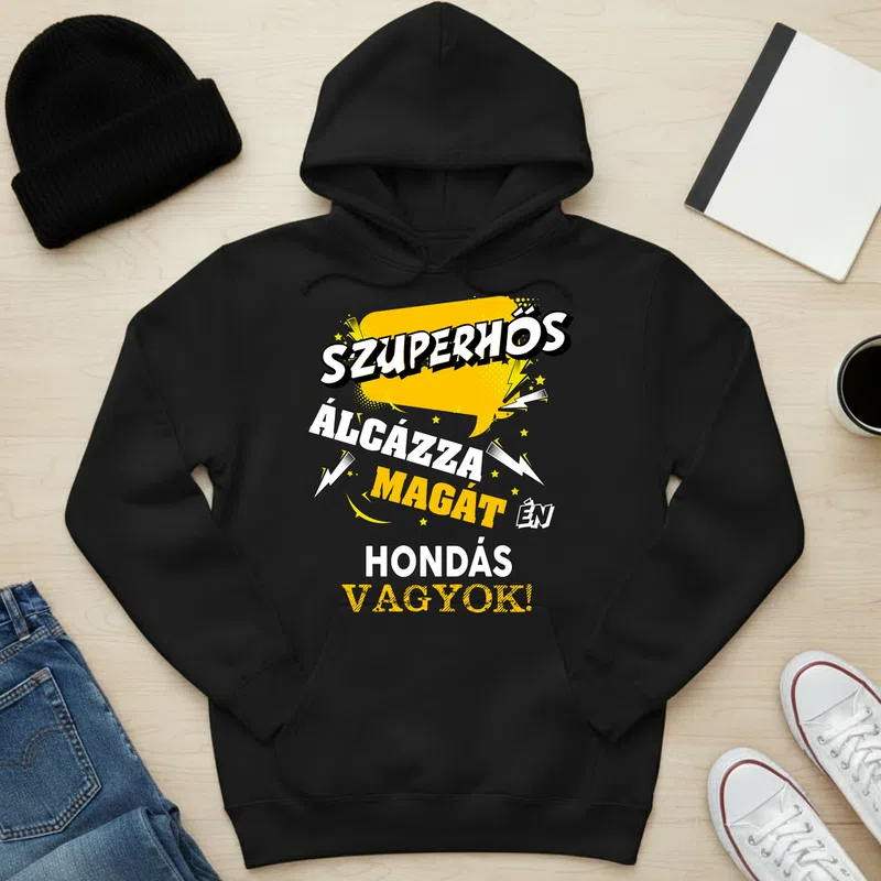 Unisex kapucnis pulcsi