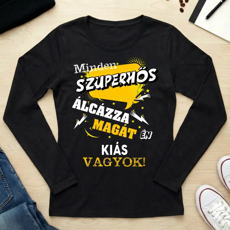 Női hosszú ujjú póló