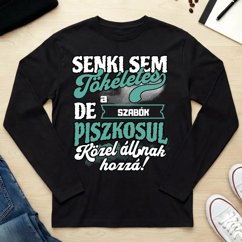 Unisex hosszú ujjú póló