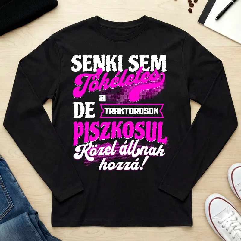 Unisex hosszú ujjú póló