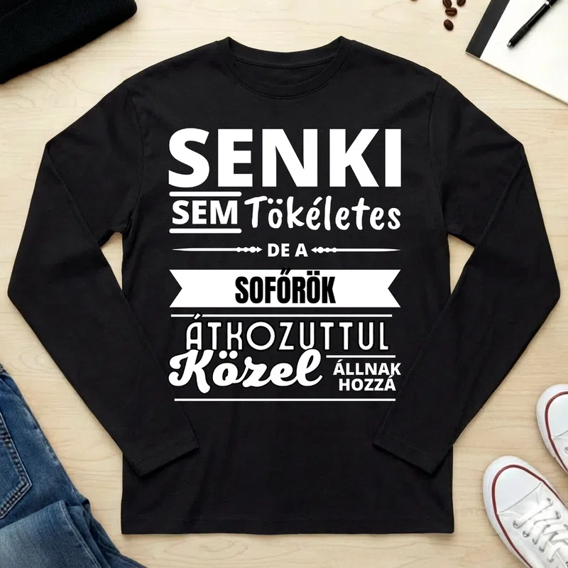 Unisex hosszú ujjú póló