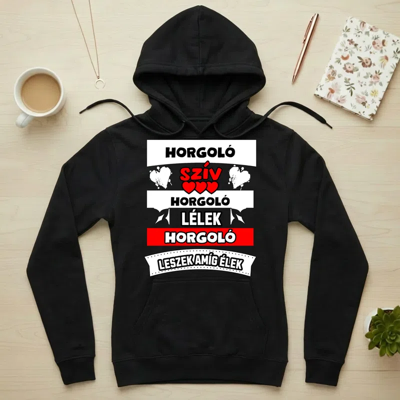 Női kapucnis pulcsi