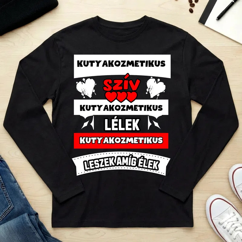 Unisex hosszú ujjú póló