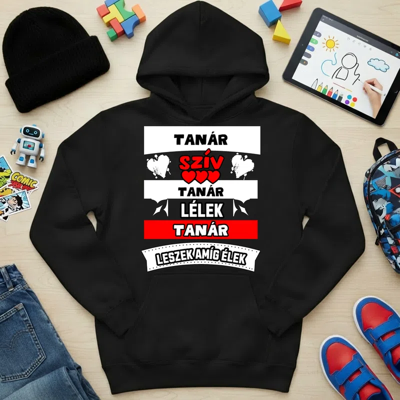 Gyerek kapucnis pulcsi