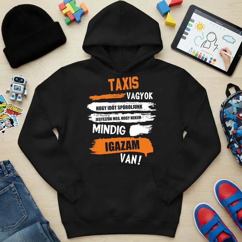 Gyerek kapucnis pulcsi