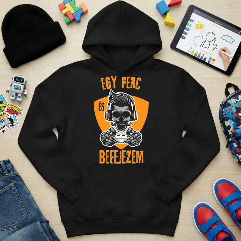 Gyerek kapucnis pulcsi