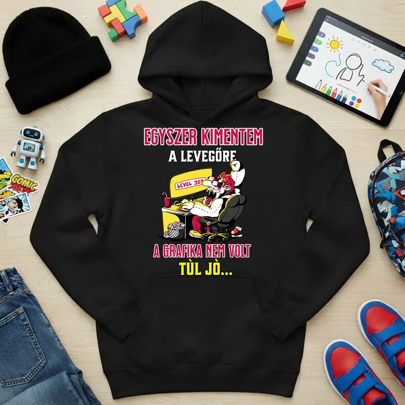 Gyerek kapucnis pulcsi