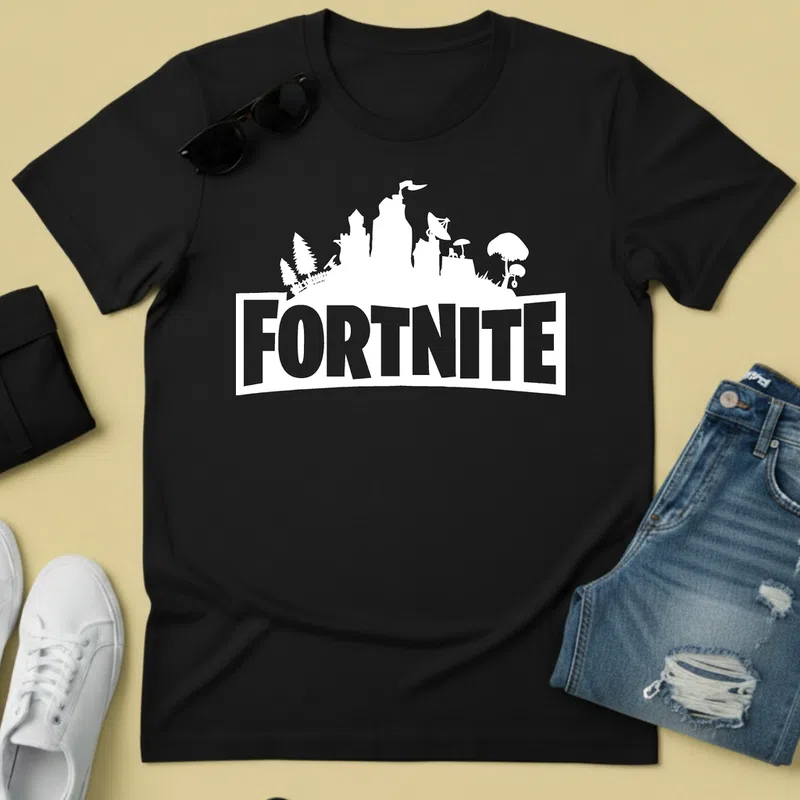 FORTNITE Battle Royale Gamer Kaland Gamer - Férfi póló - Fekete - Gamer - fortnite