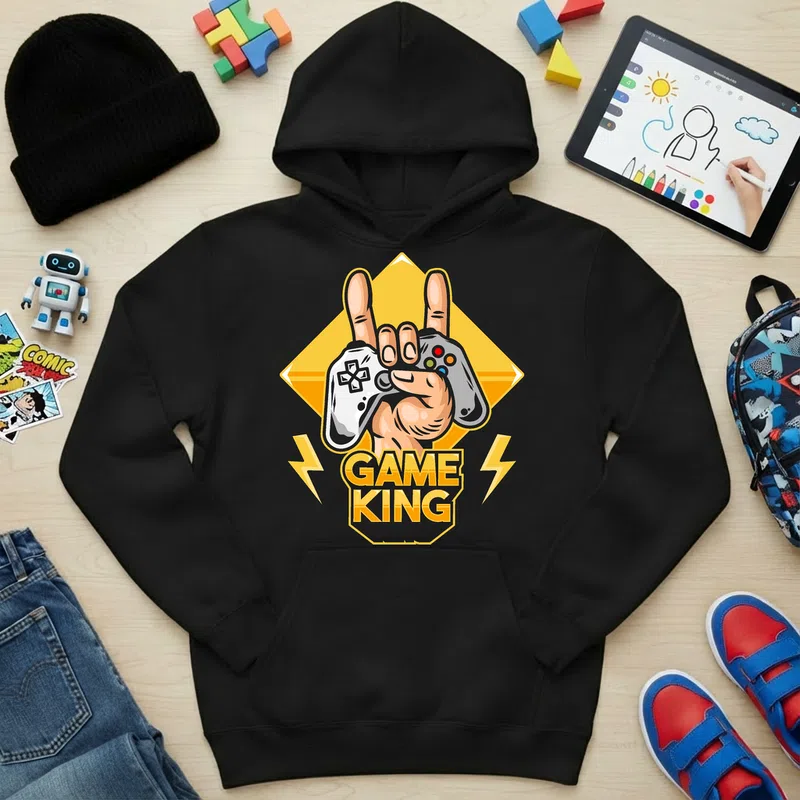 Gyerek kapucnis pulcsi