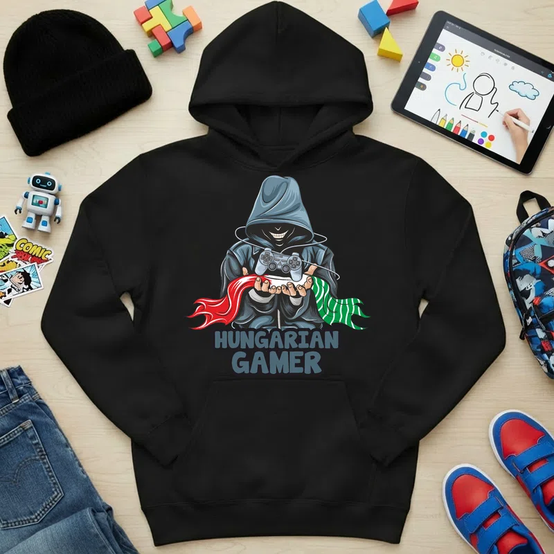 Gyerek kapucnis pulcsi