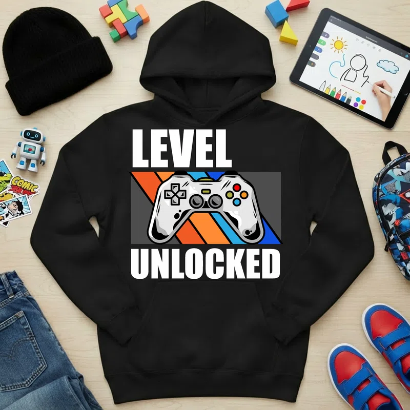 Gyerek kapucnis pulcsi