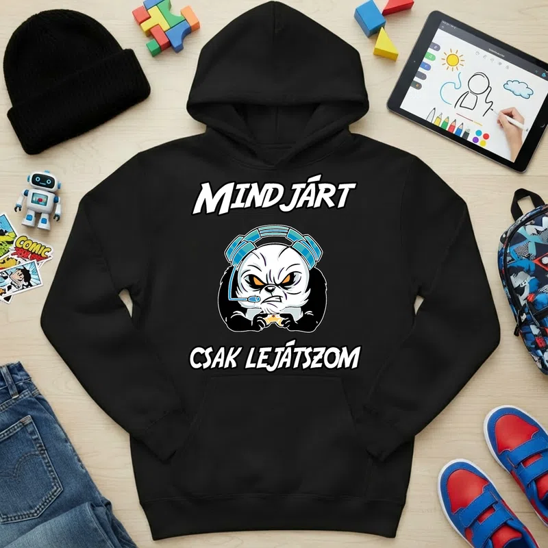 Gyerek kapucnis pulcsi