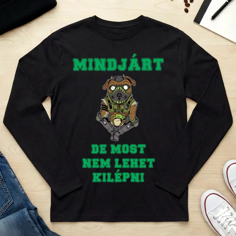 Unisex hosszú ujjú póló