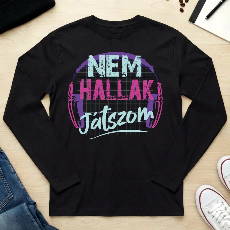 Unisex hosszú ujjú póló