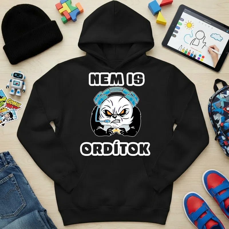 Gyerek kapucnis pulcsi