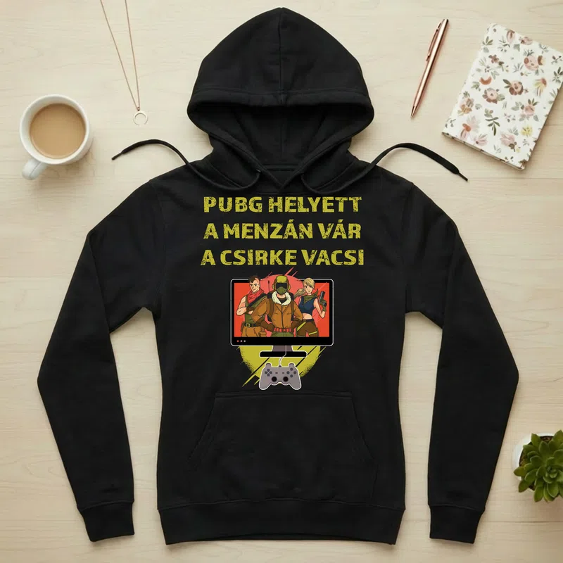 Női kapucnis pulcsi