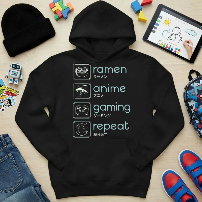 Gyerek kapucnis pulcsi