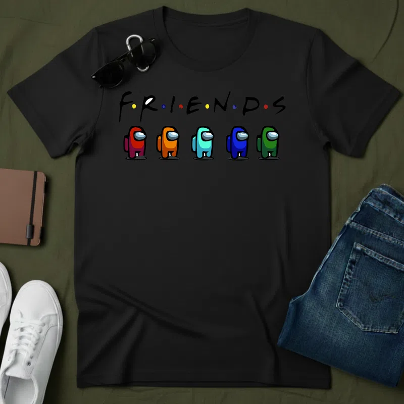 Among Us (2) Gamer - Férfi póló - Fekete - Gamer - among-us