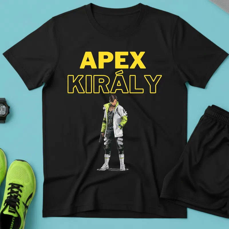APEX KIRÁLY (3) - Férfi póló - Fekete