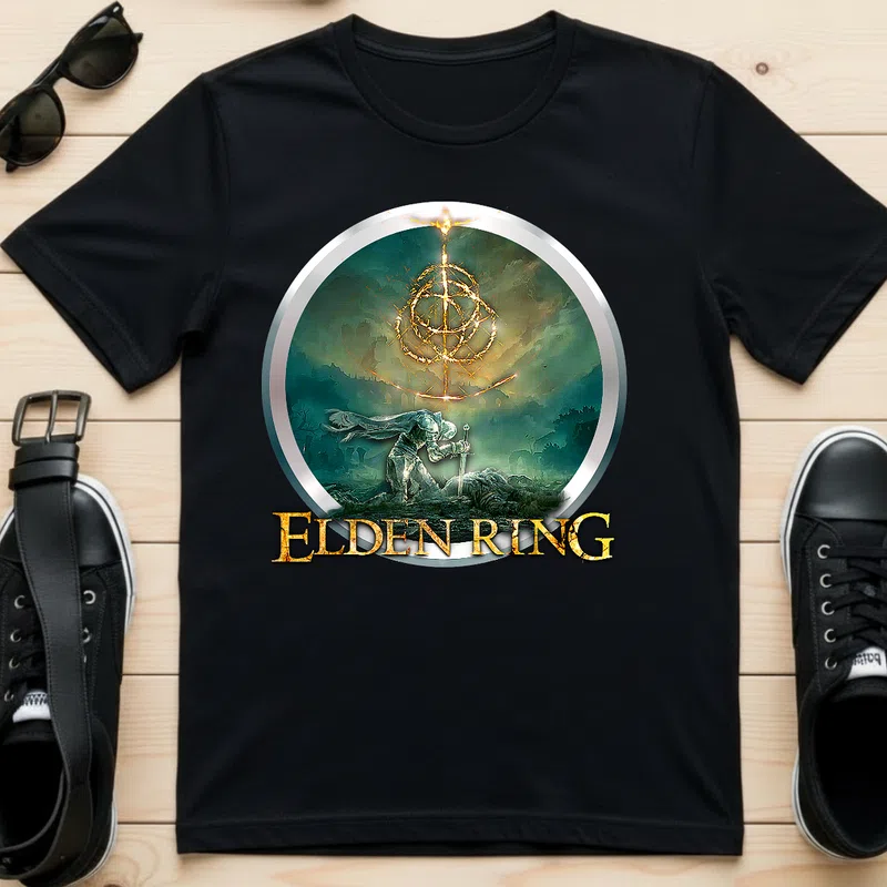 Elden Ring (2) Gamer - Férfi póló - Fekete - Gamer - gamer-polok-2