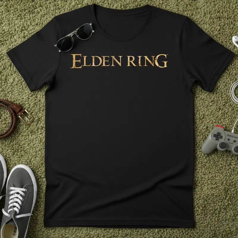 ELDEN RING Gamer - Férfi póló - Fekete - Gamer - altalanos-gamer