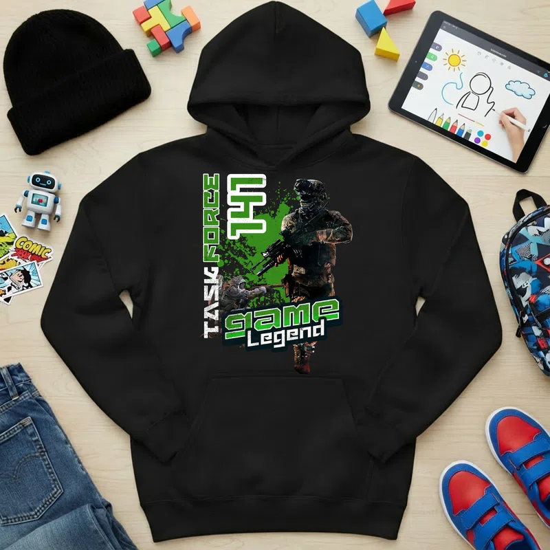 Gyerek kapucnis pulcsi