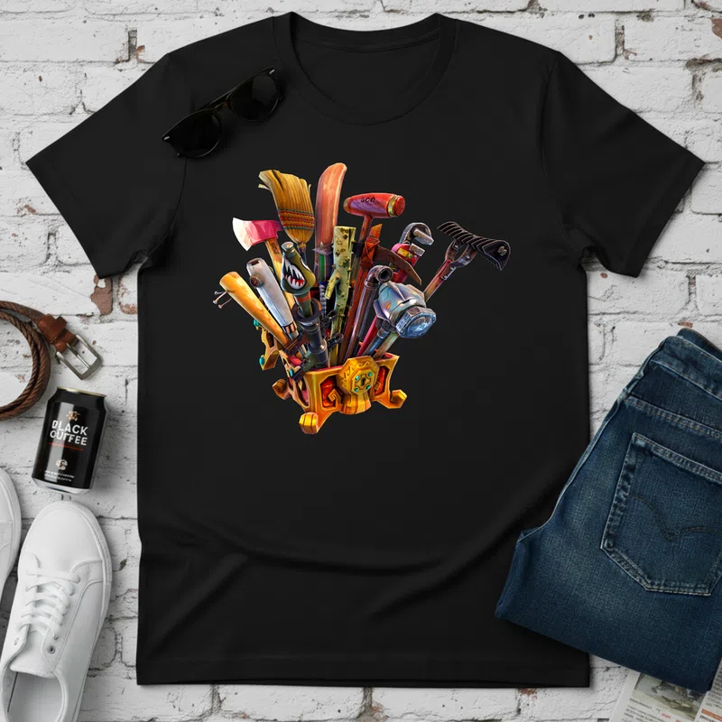 GGO Gamer - Férfi póló - Fekete - Gamer - fortnite