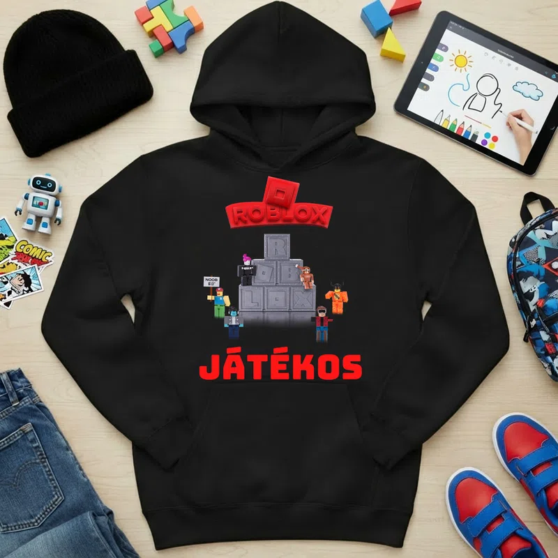 Gyerek kapucnis pulcsi