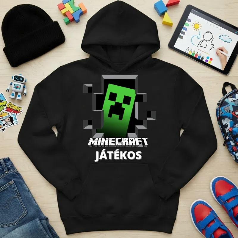 Gyerek kapucnis pulcsi