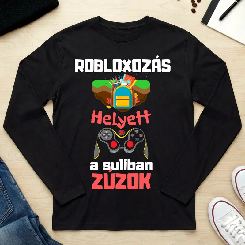 Unisex hosszú ujjú póló