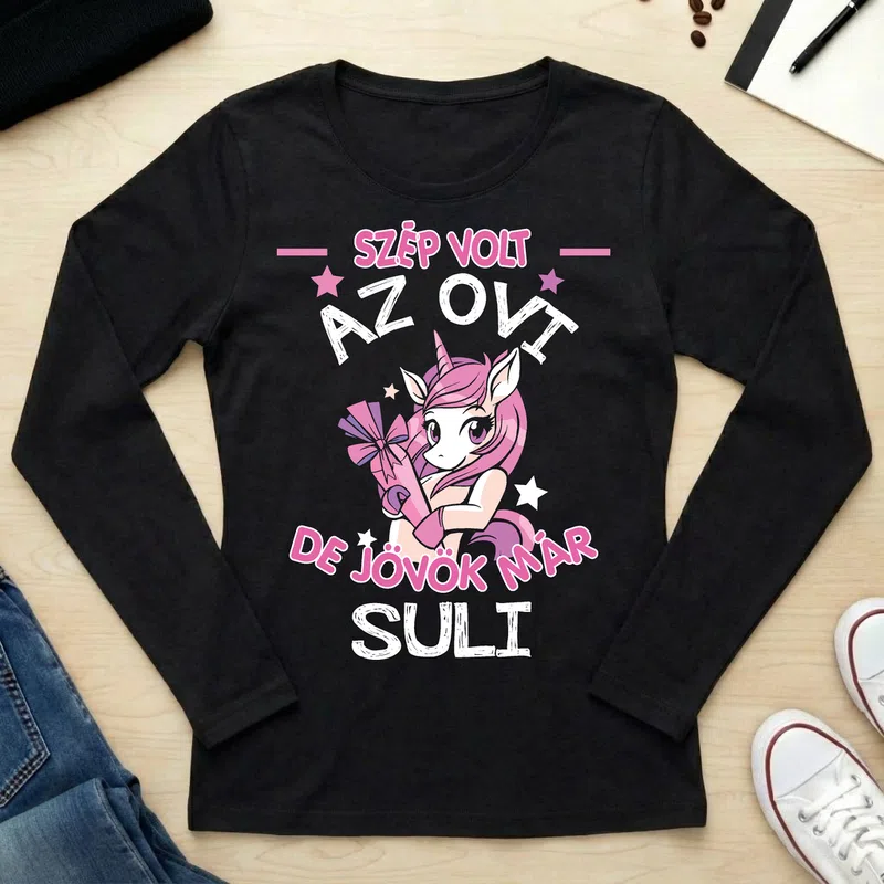 Női hosszú ujjú póló