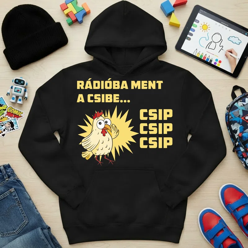 Gyerek kapucnis pulcsi