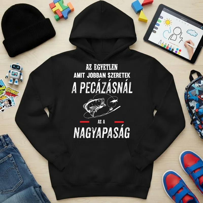 Gyerek kapucnis pulcsi