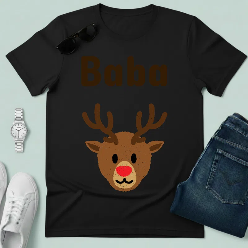 cute-christmas-t-shirt-design-generator-824e Karácsonyra - Férfi póló - Fekete - Ünnepek - Karácsonyra