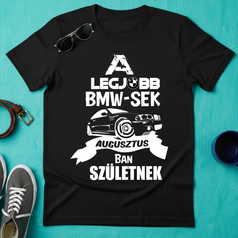 A LEGJOBB BMW SEK Járművek - Férfi póló - Fekete - Járművek - Autó