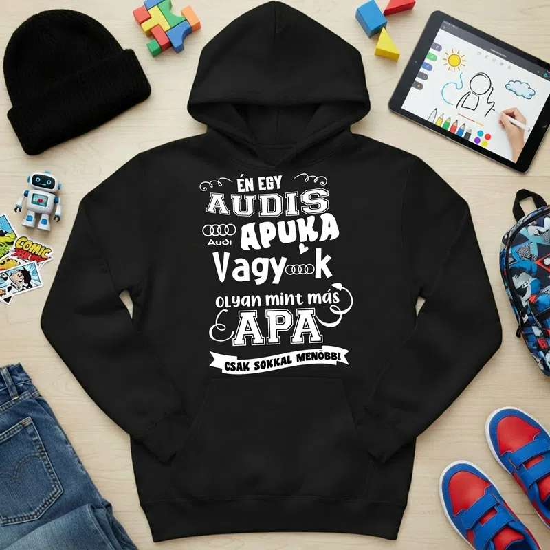 Gyerek kapucnis pulcsi