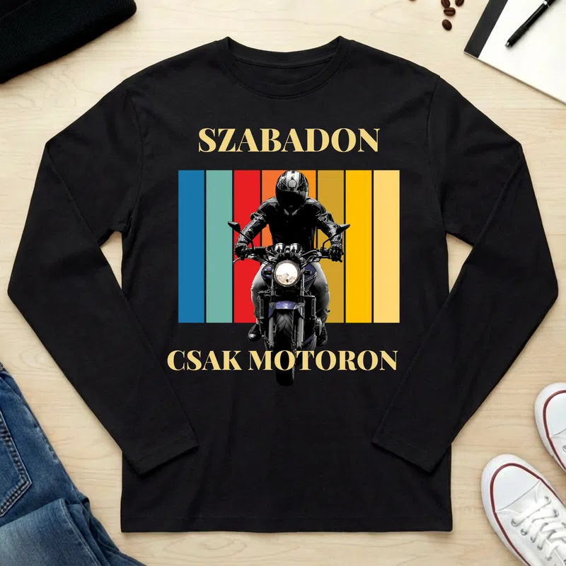 Unisex hosszú ujjú póló