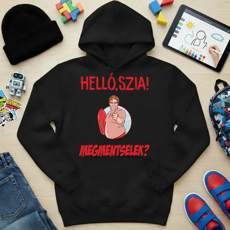 Gyerek kapucnis pulcsi