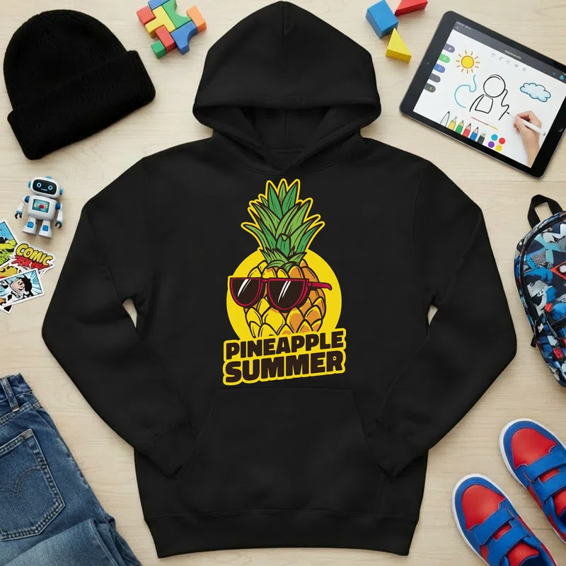 Gyerek kapucnis pulcsi