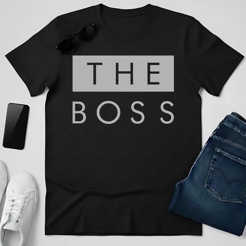 boss 1 férfi Szerelmes Páros - Férfi póló - Fekete - Páros - Szerelmes