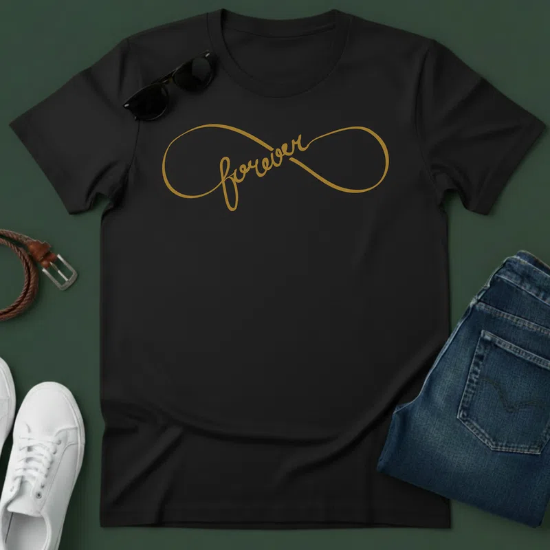 forever Szerelmes Páros - Férfi póló - Fekete - Páros - Szerelmes