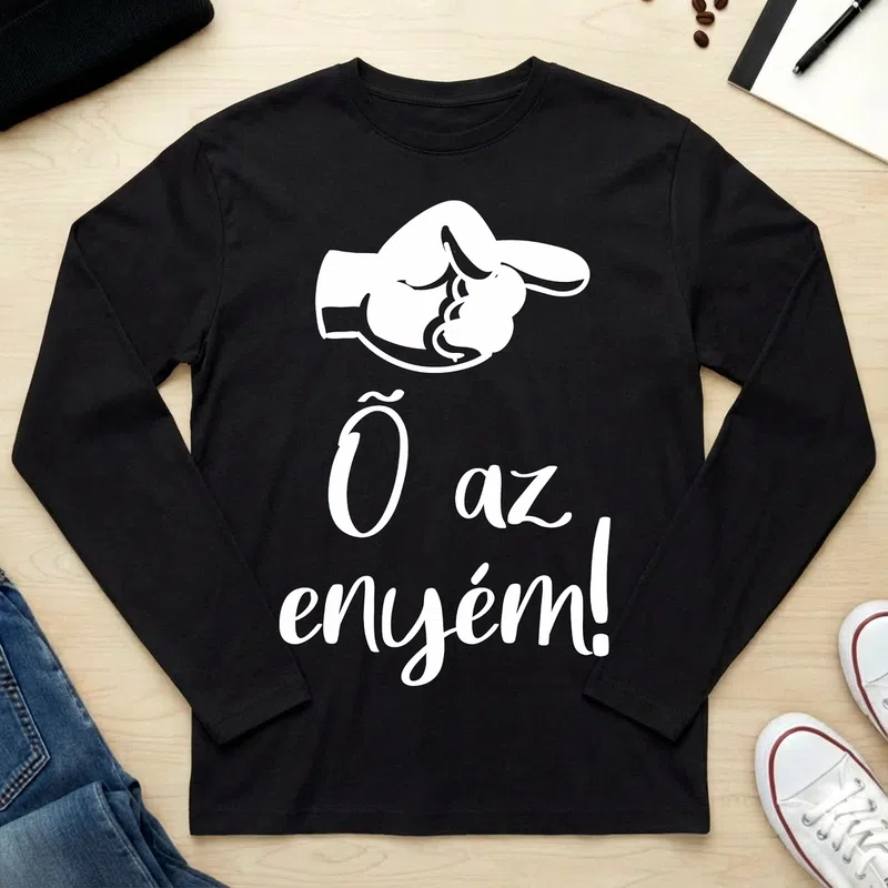 Unisex hosszú ujjú póló