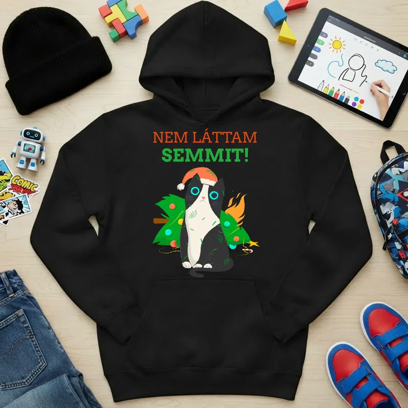 Gyerek kapucnis pulcsi