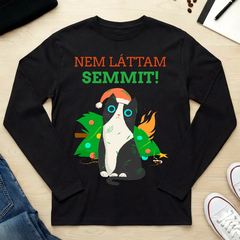 Unisex hosszú ujjú póló